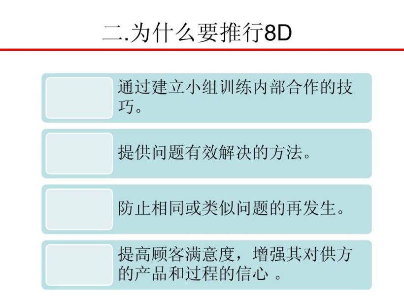 8D报告培训教材