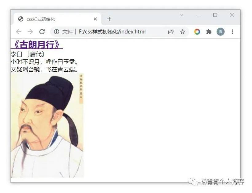 CSS初始化样式应该怎么写？