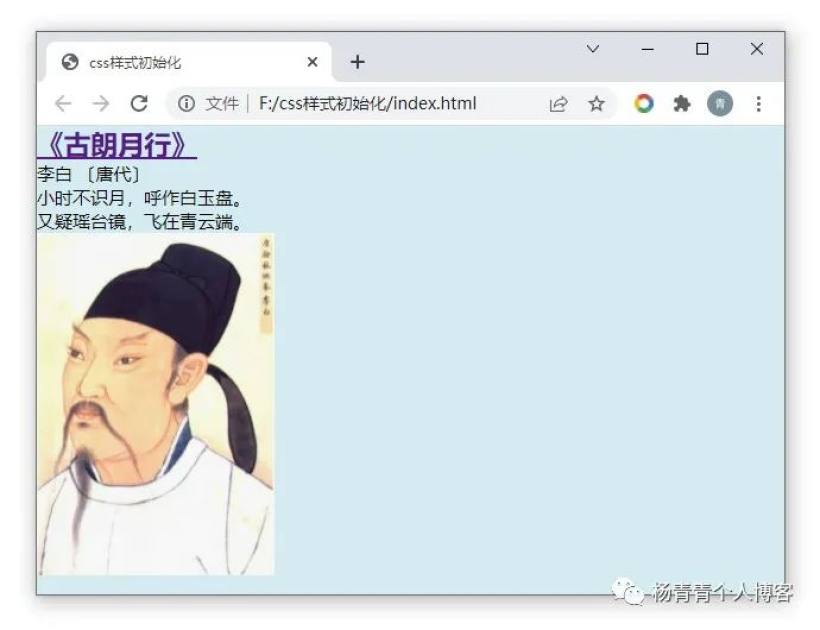 CSS初始化样式应该怎么写？